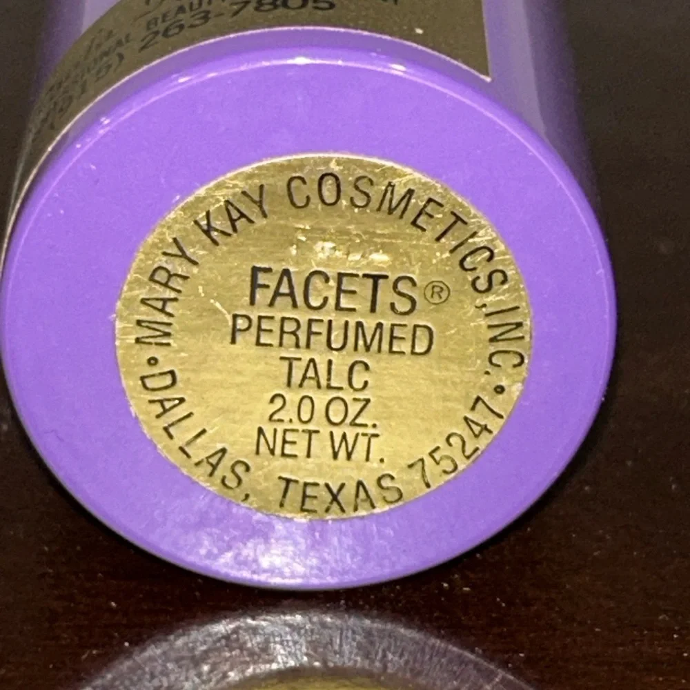 Vintage Mary Kay Facets Perfumed Talc‎ Partial